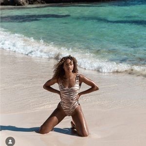 Monday Swim tiger pattern